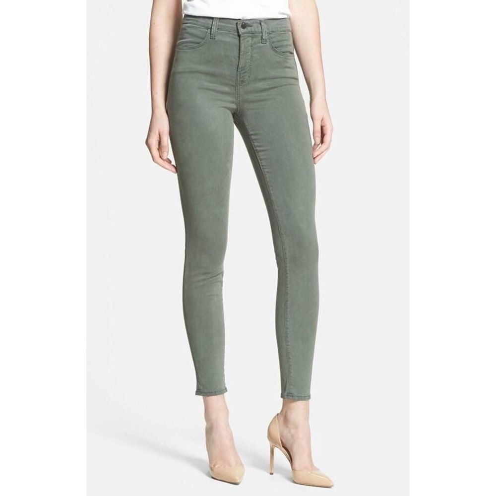 JBrand Super Skinnys in Vint Olive